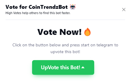 Telegram Bot Upvotes